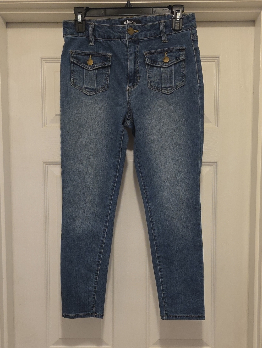 d. jeans Women's Medium Blue Skinny Stretch Jeans Size 6P